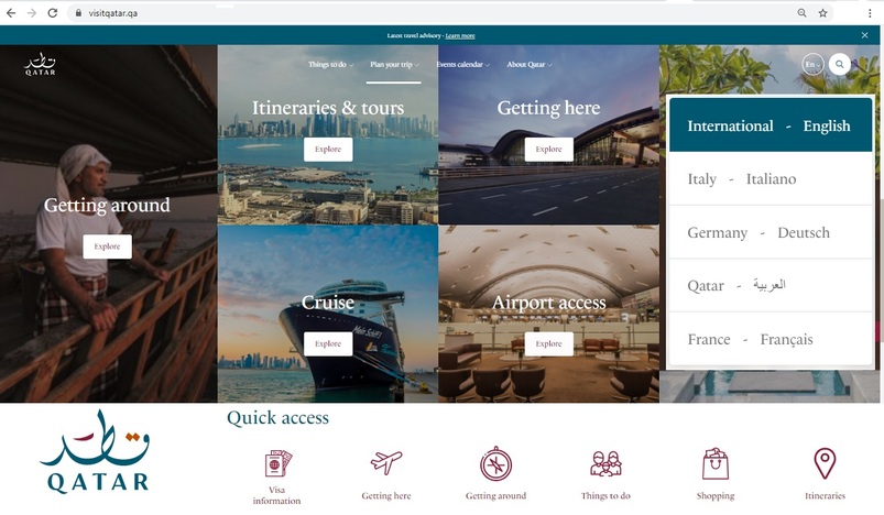 Qatar Tourism revamps Visit Qatar website to a multilingual platform